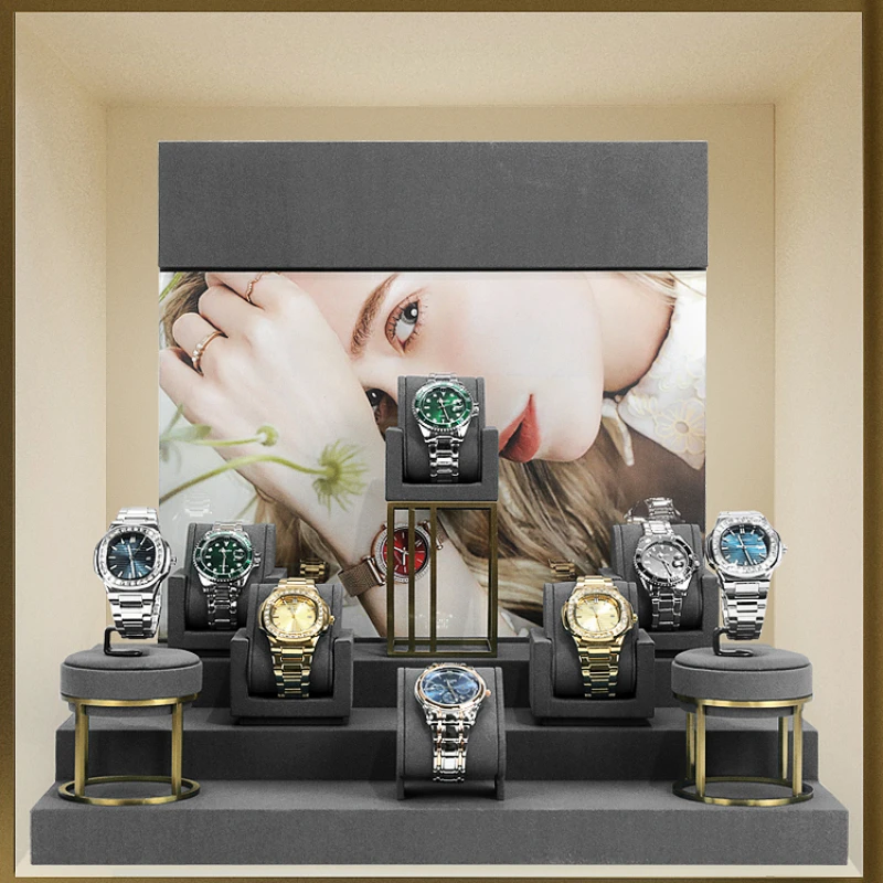 Luxury Watch Stand - Adereços de exibição de relógio transmissão