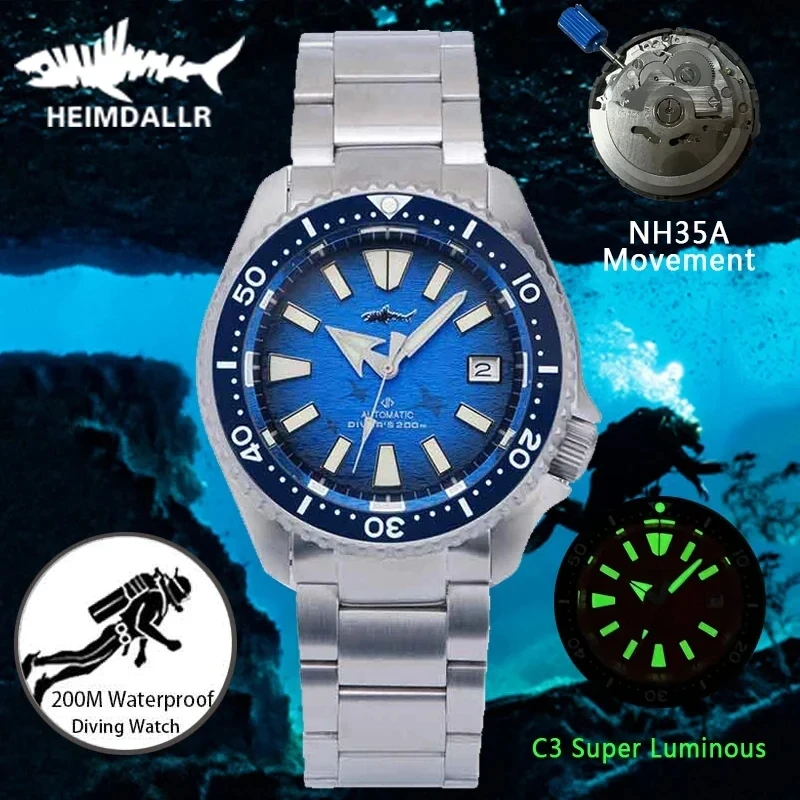 Titanium Sport Watch - Relógio de Mergulho Heimdallr New SKX007