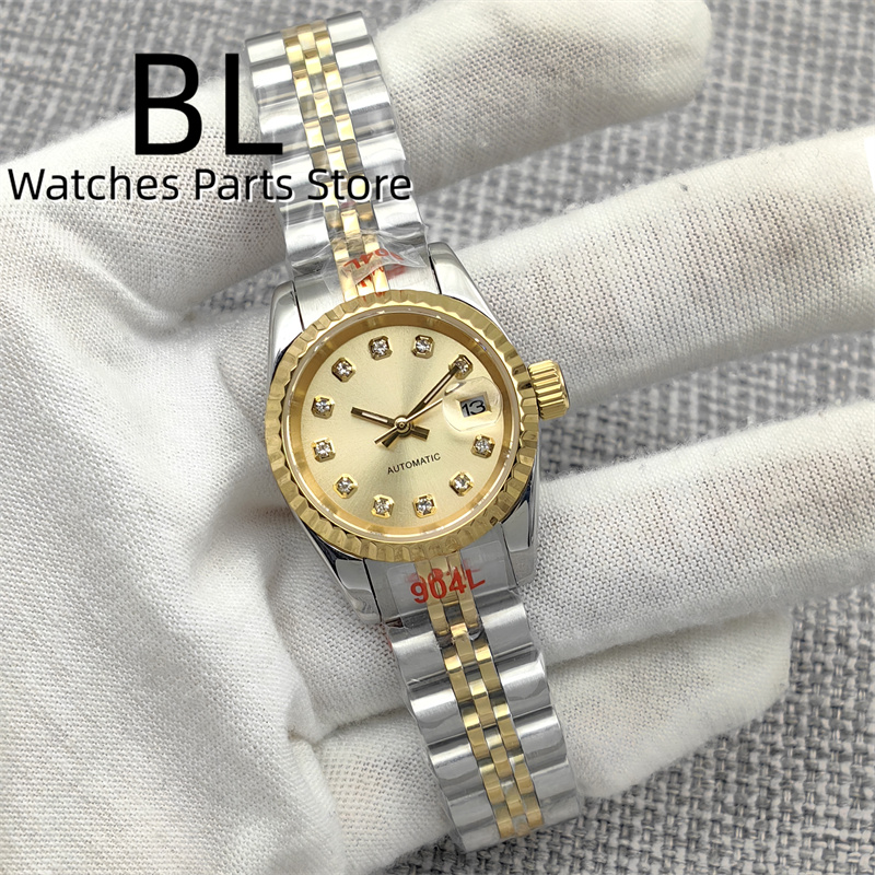 Perpetual Calendar Watch - BLIGER dois tons de ouro rosa