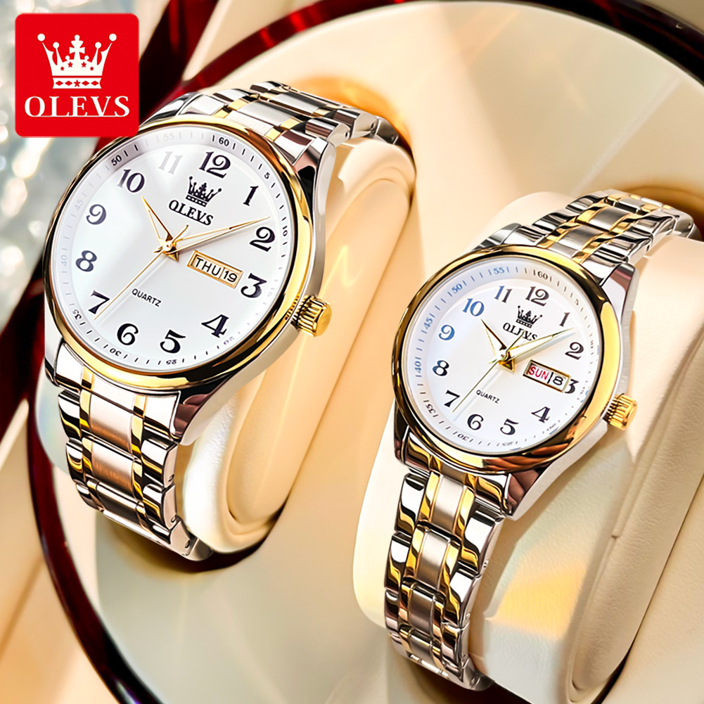 Luxury Watch Life - Olevs nova moda casal relógio para