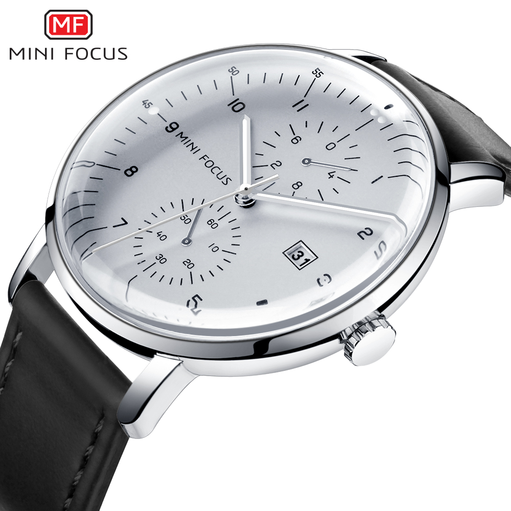 Luxury Watch Low Price - MINI FOCUS-Relógio de quartzo de couro