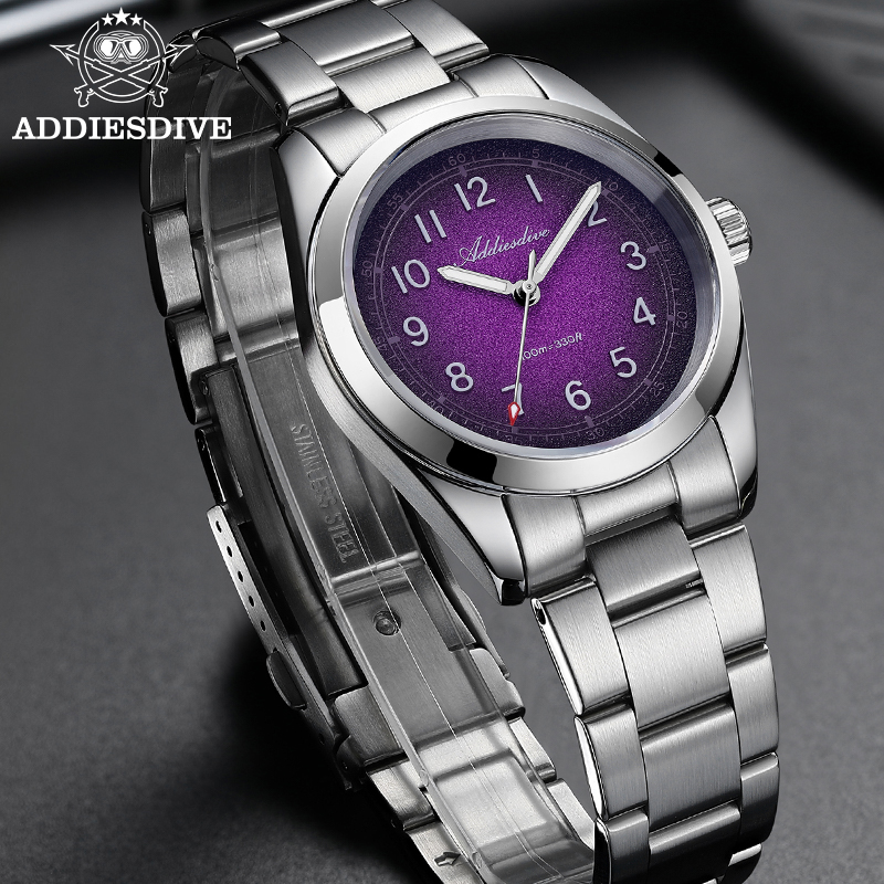Luxury Watch It - ADDIESDIVE Novo relógio masculino de quartzo,