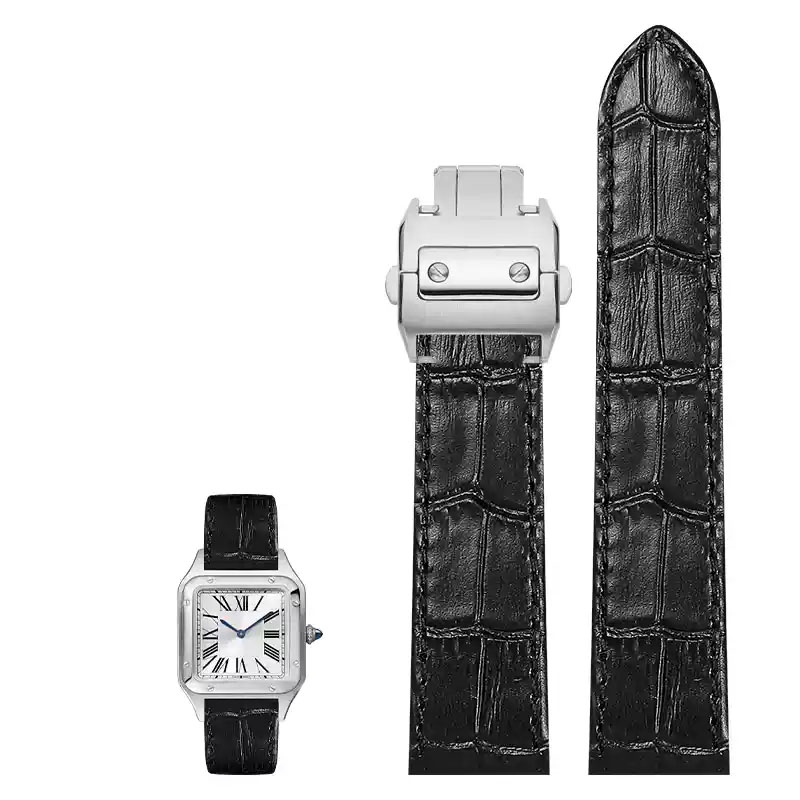 Cartier Watch Santos - 20mm 23mm pulseira de relógio de