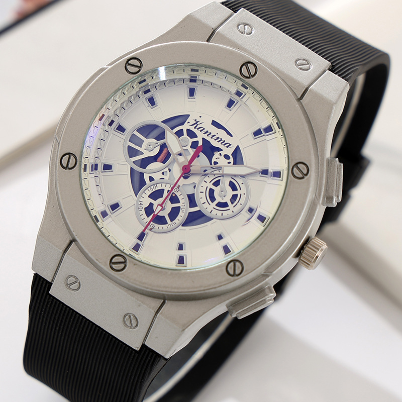 Luxury Watch Store - Relógio masculino com pulseira de silicone