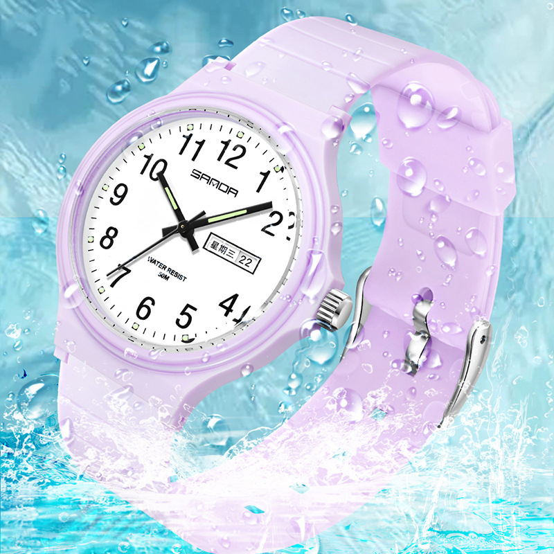 Perpetual Calendar Watch - Relógio Feminino UTHAI L02, Moda Simples,