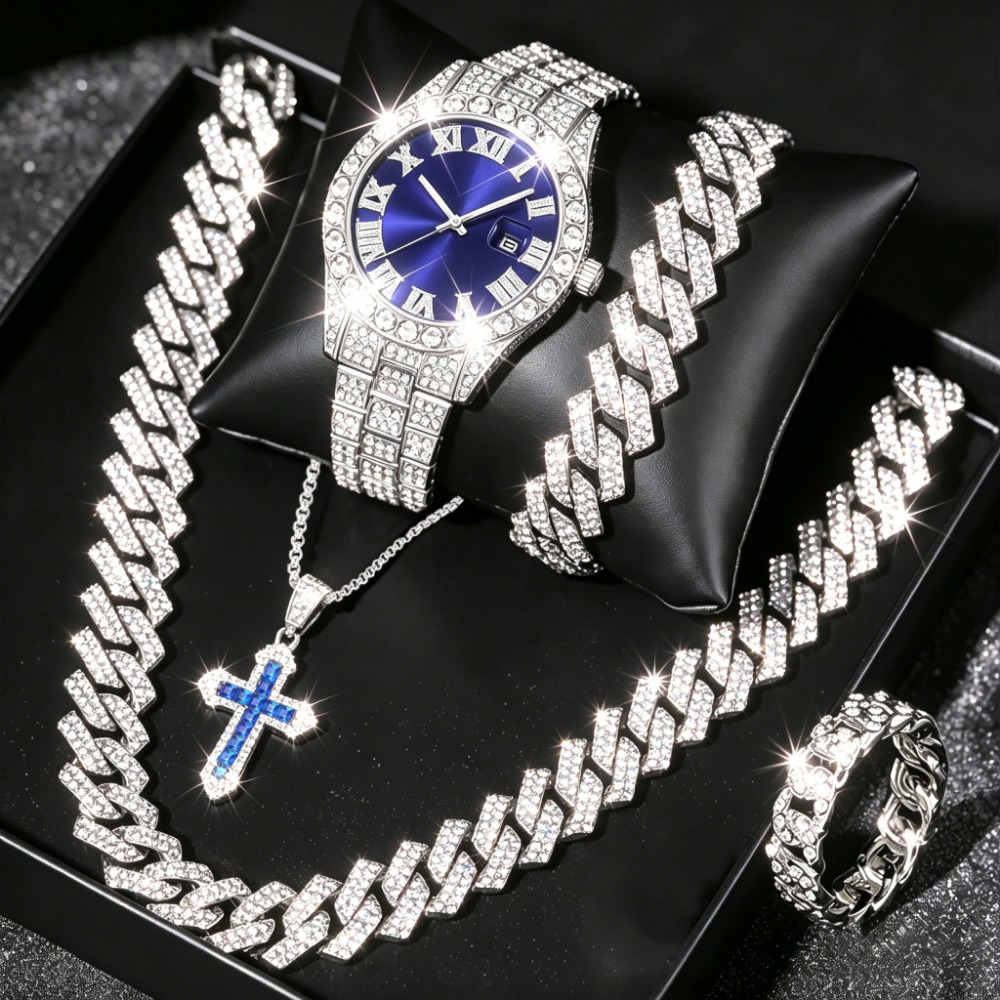 Luxury Watch Under 20000 - Conjunto de 5 Relógios Masculinos Estilo