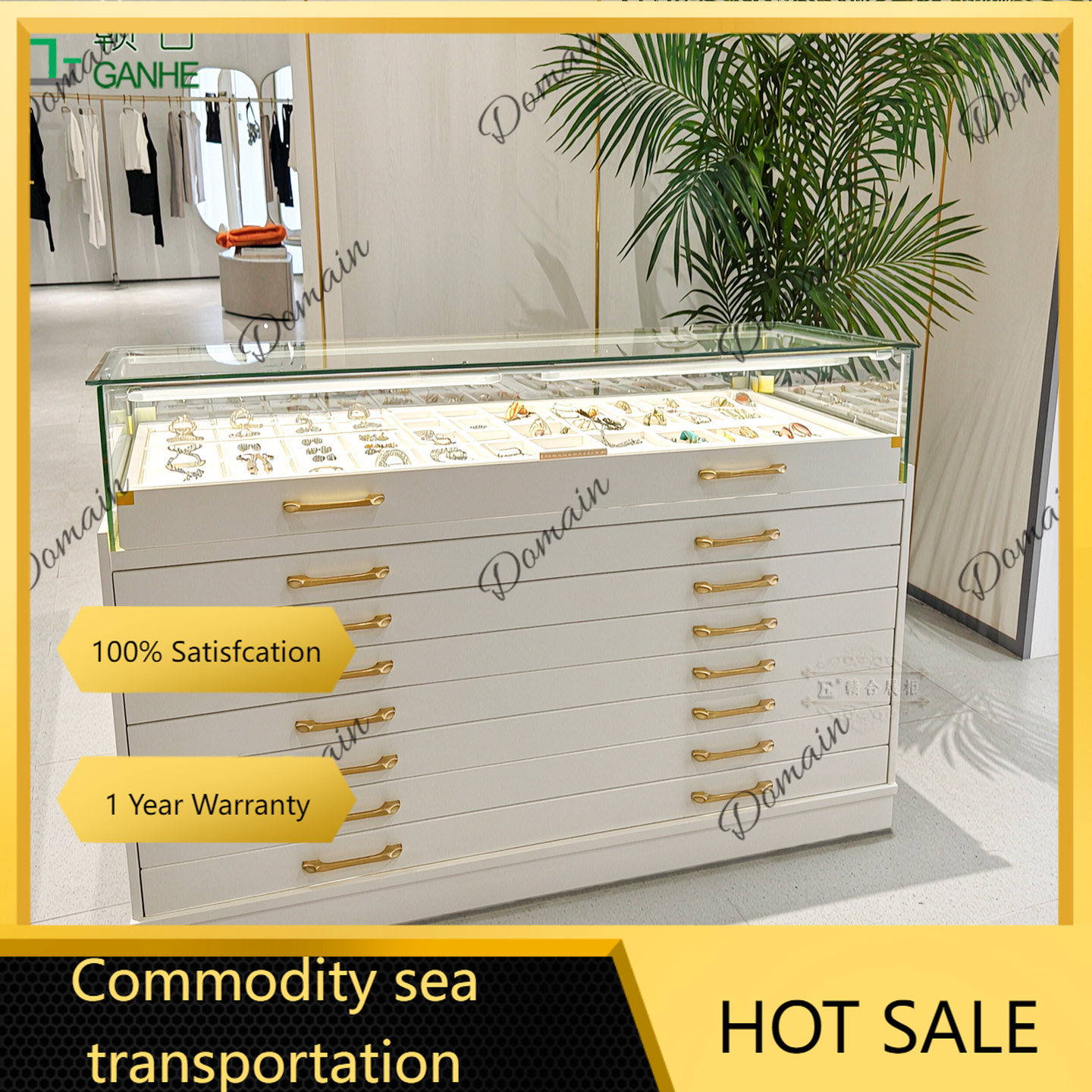 Luxury Watch Storage - 81 N Vitrine de vidro de