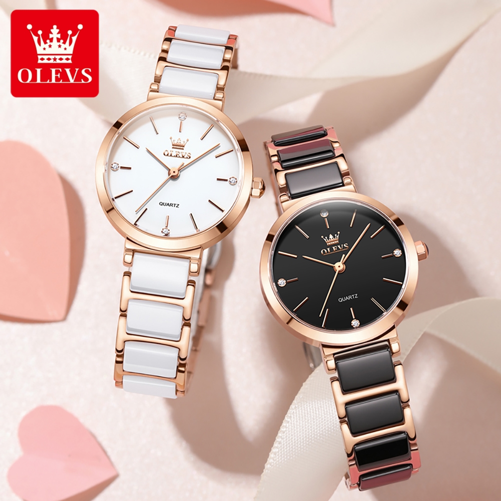 Olevs relógio feminino 5877 lu - Luxury Watch Storage avaliação e preço