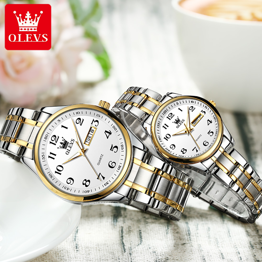 Olevs nova moda casal relógio  - Luxury Watch Life avaliação e preço