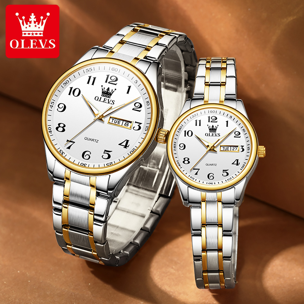 Olevs nova moda casal relógio  - Luxury Watch Life avaliação e preço