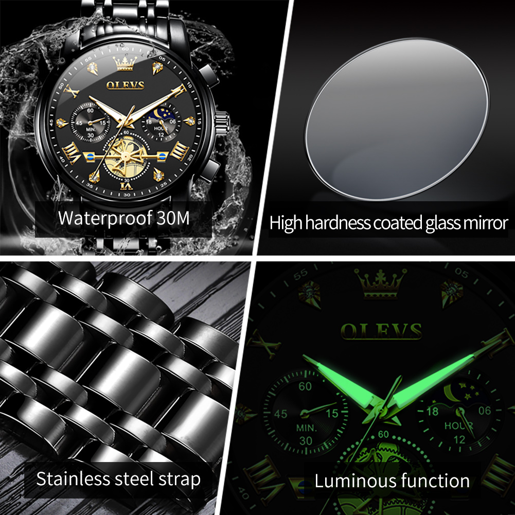 Relógios de Luxo OLEVS Novos c - Luxury Watch Low Price avaliação e preço