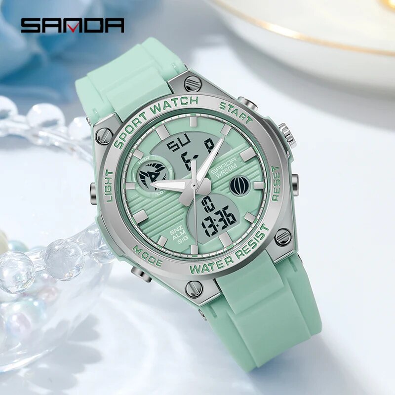 Sanda marca g estilo led relóg - Perpetual Calendar Watch avaliação e preço
