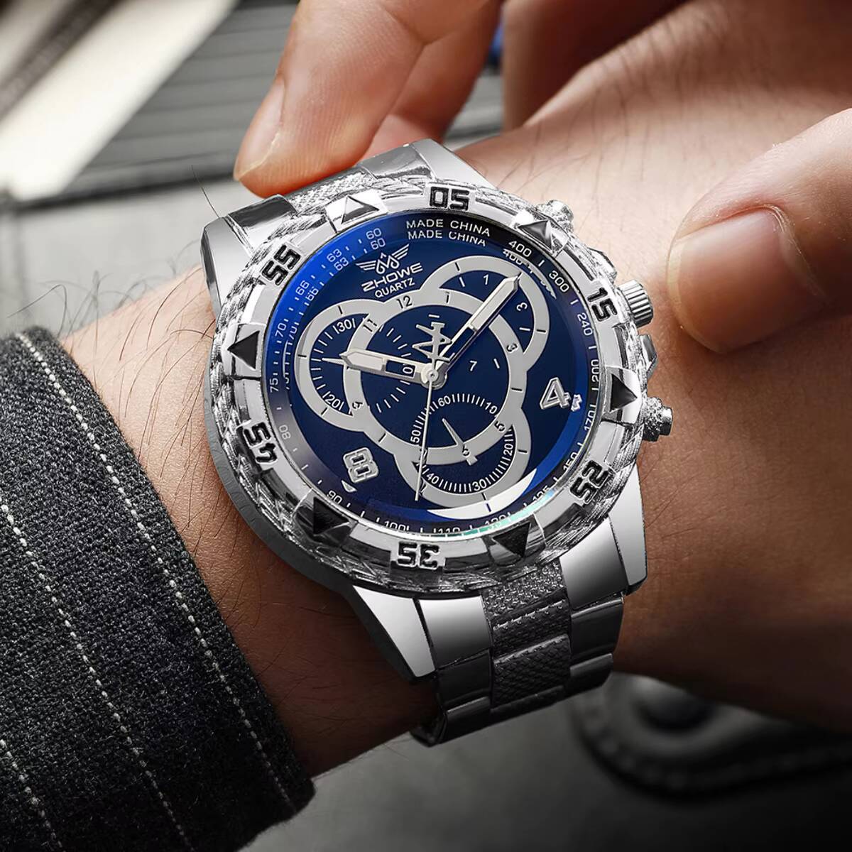 Relógio de quartzo de aço inox - Luxury Watch Under 20000 avaliação e preço