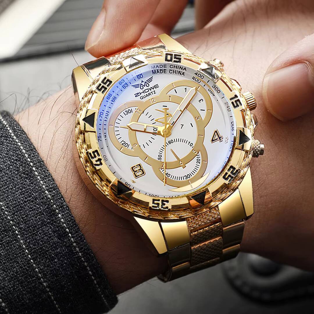 Relógio de quartzo de aço inox - Luxury Watch Under 20000 avaliação e preço
