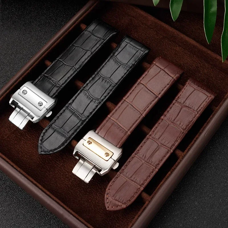 20mm 23mm pulseira de relógio  - Cartier Watch Santos avaliação e preço