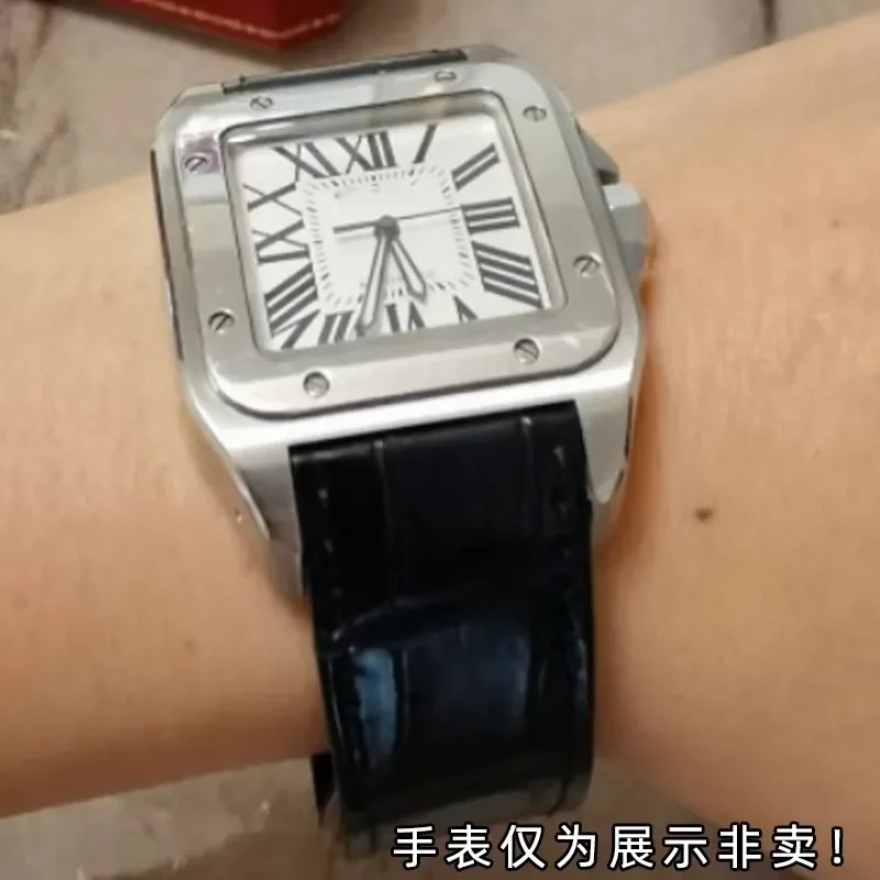 20mm 23mm pulseira de relógio  - Cartier Watch Santos avaliação e preço