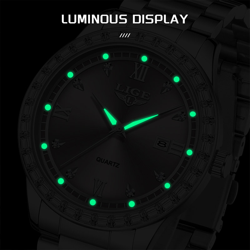 Relógio de Pulso LIGE Quartz 2 - Luxury Watch Life avaliação e preço