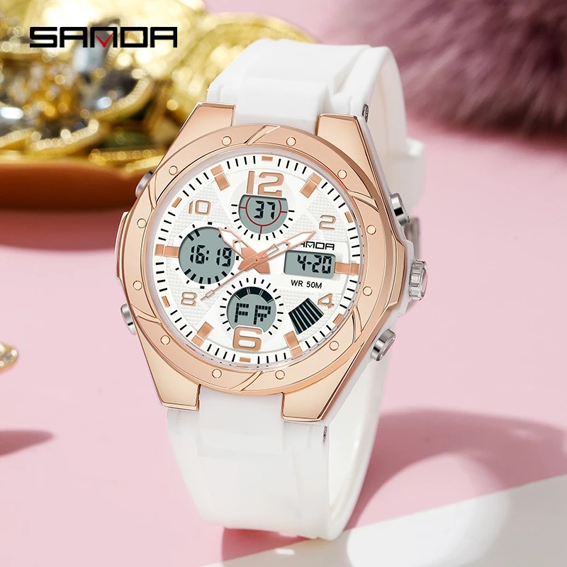 Relógio SANDA Rosa para Mulher - Perpetual Calendar Watch avaliação e preço
