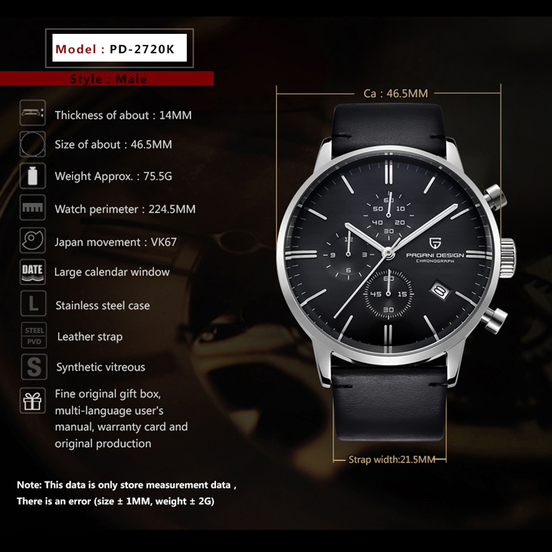 Relógios de Luxo da Marca PAGA - Luxury Watch Low Price avaliação e preço