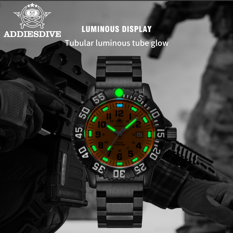 ADDIES-Relógio Luminoso Milita - Luxury Watch Store avaliação e preço