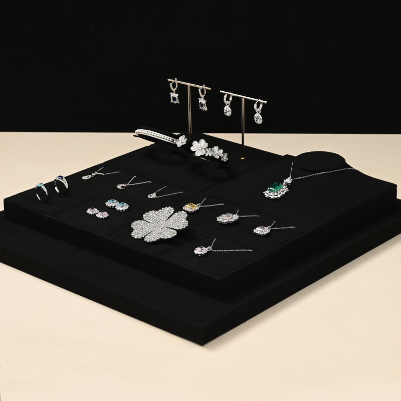Woodten luz luxo jóias exposit - Luxury Watch Stand avaliação e preço