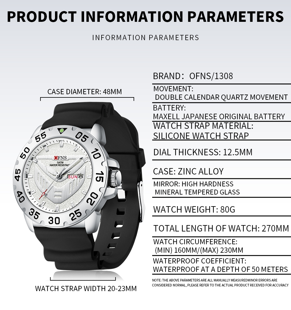 Ofns nova chegada de luxo marc - Luxury Watch Low Price avaliação e preço