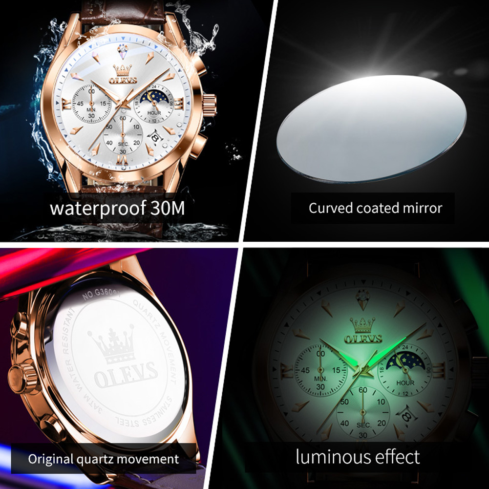 Olevs marca nova moda relógio  - Luxury Watch Low Price avaliação e preço